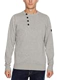 Bench Unreal Knit Men's Jumper Grey Marl Medium
