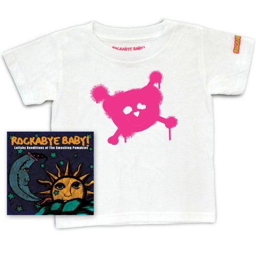 Rockabye Baby! - Rockabye Baby! Lullaby Renditions Of The Smashing Pumpkins + Rockabye Baby 100% Organic Cotton Toddler T-Shirt (White/pink) - Zortam Music