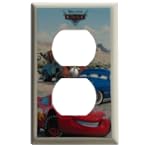 Disney Cars 1-duplex Outlet Cover Wall Plate