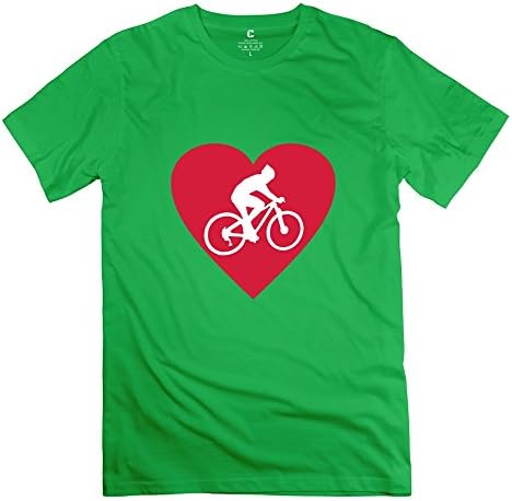 TIANYI Custom Men Love Biking 2C T Shirt SizeM ColorForestGreen