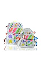 Kiddimoto Mochila Helmet Holder (Blanco / Multicolor)