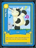 Ganz WebKinz Trading Card #20 Cow - Mint Condition - Shipped in Protective Case!