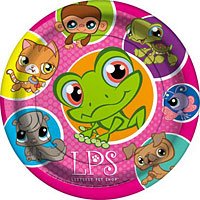 Littlest Pet Shop Lunch Plates 8ct