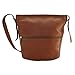 Piel Leather Bucket Bag, Saddle, One Size