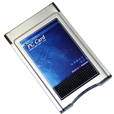 High Speed 11Mbps PCMCIA 21 in 1 Card Adapter Reader - support SDHC up to 32GB