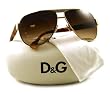 DOLCE&GABBANA D&G SUNGLASSES DD 6080 GOLD 1060/13 DD6080