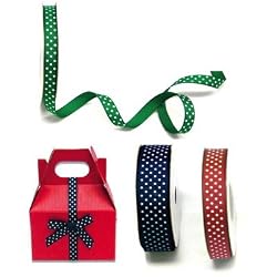 CitiRibbon El Dorado (Swiss Dot Grosgrain) 3/8" (20 - 100 yds)