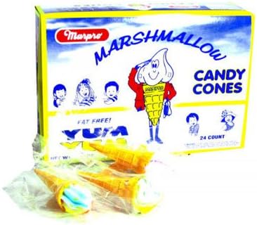 Yum Yum Marshmallow Cone, 24 count box