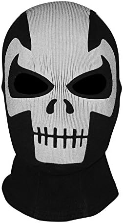 Halloween Cosplay Skull Full Face Mask Hood Biker Cycling Balaclava