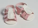 Pink/White Two Tone Sandals 2011 Adora doll shoes