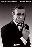 James Bond - Movie Poster (Sean Connery - The Name's Bond... James Bond) (Size: 24