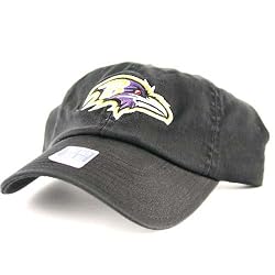 Baltimore Ravens Slouch Flex Fit Baseball Hat - black