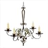 Cherry Blossom Iron Candle Holder Hanging Chandelier