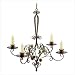 Cherry Blossom Iron Candle Holder Hanging Chandelier