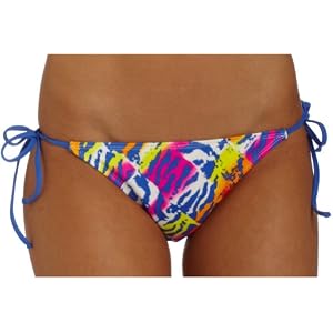 Buy Roxy Junior's Running Wild Brazillian String Bikini Bottom by Roxy