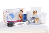 Portable Ultrasound with multiple settings + 8 oz Bottle of Naturally Medicated Lavender Infusion Ultrasound Gel