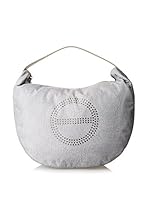 Borbonese Bolso asa al hombro (Gris / Crudo)