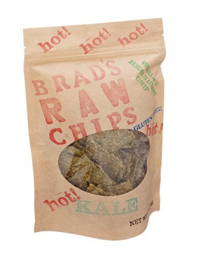 Hot Kale Chips 3 Ounces (Case of 12) by Brad's Raw