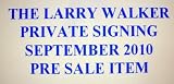 Larry Walker Autographed/Hand Signed St. Louis Cardinals Baseball Jersey Replica Stitched Name/Numbe