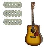 Yamaha F325 Acoustic Guitar, Tobacco Brown Sunburst, with 15 Guitar Lesson DVD's