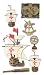 Jolees  Boutique Harvest Le Grande Themed Ornate Stickers, Nina, Pinta, Santa Maria
