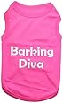 Parisian Pet Barking Diva Dog T-Shirt, Medium