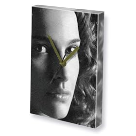 NATALIE PORTMAN - Canvas Clock (A5 - Signed by the Artist) #js004