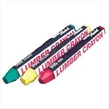 #500 Lumber Crayons - orange-lumber crayon