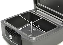 SentrySafe H2100 FIRE-SAFE Waterproof Chest, 0.36 Cubic Feet, Silver Gray