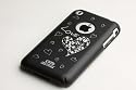 Apple iPhone Soft Polycarbonate Slim fit Case - Black with Love Tattoo (Cozip Brand) Made in Korea