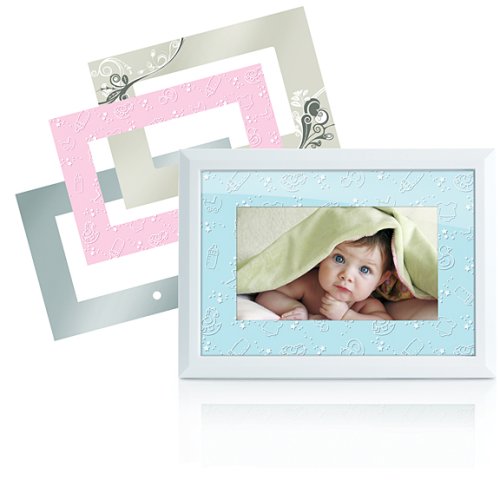 Memorex MDF0712-C 7-Inch Digital Photo Frame with 4 Frame Inserts