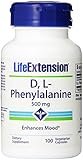 Life Extension D-L-phenyalanine Vegetarian Capsules, 500 mg, 100 Count