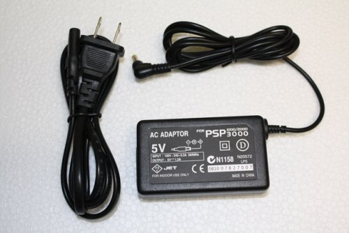 PSP 3000 Travel Wall Charger (Compatible for PSP 1000, PSP 2000 Slim and PSP 3000)