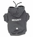 K9 Security On Grey Hoodie, Medium
