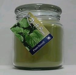 Hand Made Scented Soy 16oz Classic Jar Candle - Patchouli