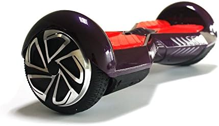 EY New Arrival Transformers Two-wheel Smart Self Balancing Electric Scooter Electric Caster Board - with safe speed 10 km/H riding ++LED Light,Purple