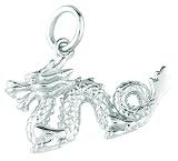 Sterling silver CHINESE DRAGON (Charm)