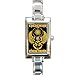 Rectangular Italian Charm Watch of Egyptian Tapestry with Scarab and Sun