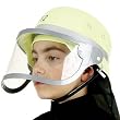 Helm Feuerwehr mit Visier und Nackentuch f�r Kinder
