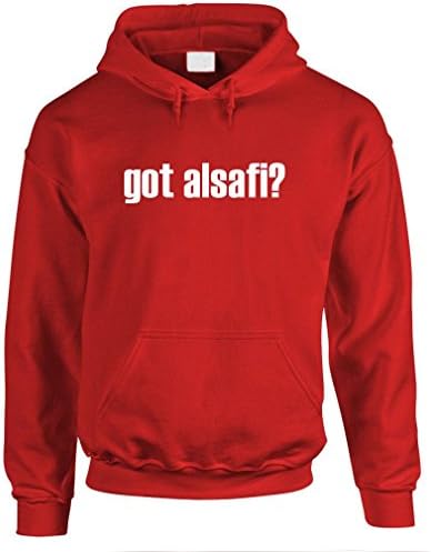 GOT ALSAFI? - Mens Pullover Hoodie, M, Red