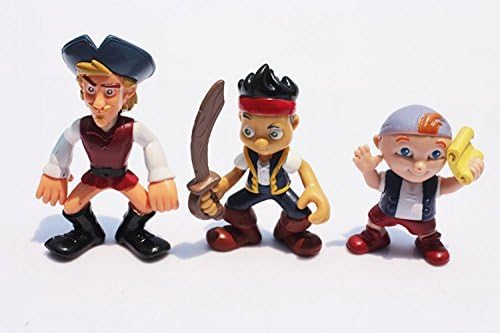 New 8Pcs/Set Jake And The Neverland Pirates Figures Pvc Toy Gift For Kids