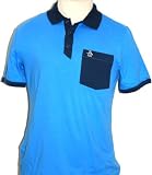 Penguin Polo Shirt - Original Penguin by Munsingwear Men's Blue Excavare Expent Vintage Polo Shirt