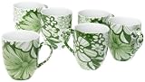 Best Price Yedi Houseware Classic Coffee and Tea Mystic Garden Mugs, Set of 6