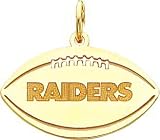 14K Gold NFL Oakland Raiders Football Charm