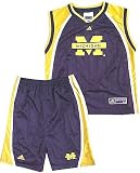 NCAA Michigan Wolverines Adidas Youth Basketball Short Set