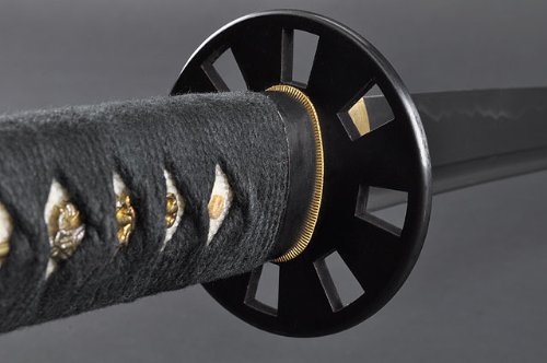 Fully Handmade Black Full Tang Japanese Samurai Katana Sword #332