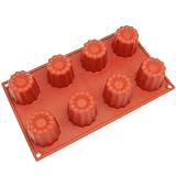 417wYQlDjEL. SL160  Freshware 8 Cavity Canneles Silicone Mold and Baking Pan