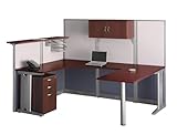 U-Workstation Set 3 - Office-in-an-Hour Collection - Bush Office Furniture  ....