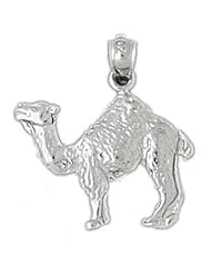 CleverEve Designer Series Sterling Silver Pendant Camel