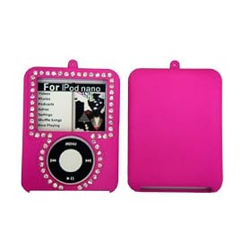 Apple iPod Nano 3rd Gen Generation 4GB 8GB Crystal Diamond Hard Skin Case Cover Protector - (...